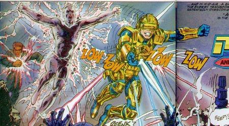 Unexpected Dr. Manhattan Cameo! Power On!